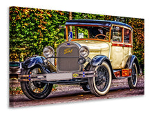 Laden Sie das Bild in den Galerie-Viewer, Leinwandbild Gepflegter Oldtimer