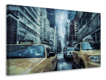 Laden Sie das Bild in den Galerie-Viewer, Leinwandbild Gewitter in New York