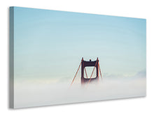 Laden Sie das Bild in den Galerie-Viewer, Leinwandbild Golden Gate im Nebel