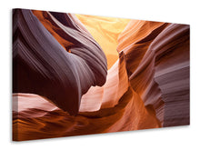 Laden Sie das Bild in den Galerie-Viewer, Leinwandbild Grossartiger Antelope Canyon