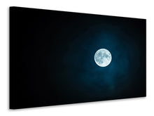 Laden Sie das Bild in den Galerie-Viewer, Leinwandbild Imposanter Vollmond