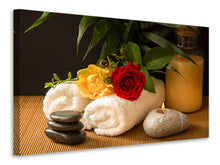 Laden Sie das Bild in den Galerie-Viewer, Leinwandbild Jetzt ist Zeit für Wellness