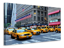 Laden Sie das Bild in den Galerie-Viewer, Leinwandbild Manhattan - Taxi bitte