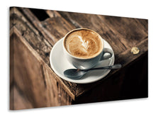 Laden Sie das Bild in den Galerie-Viewer, Leinwandbild Mein Cappuccino