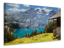 Laden Sie das Bild in den Galerie-Viewer, Leinwandbild Meine Berghütte
