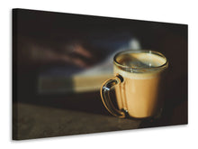 Laden Sie das Bild in den Galerie-Viewer, Leinwandbild Milch-Kaffee