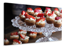 Laden Sie das Bild in den Galerie-Viewer, Leinwandbild Mini Kuchen