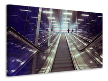 Laden Sie das Bild in den Galerie-Viewer, Leinwandbild Moderne Rolltreppen