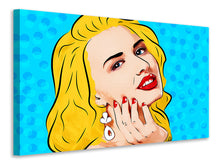 Laden Sie das Bild in den Galerie-Viewer, Leinwandbild Pop-Art Beauty