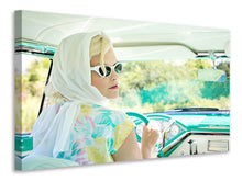 Laden Sie das Bild in den Galerie-Viewer, Leinwandbild Retro Lady
