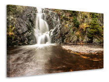Laden Sie das Bild in den Galerie-Viewer, Leinwandbild Schöner Ausblick auf den Wasserfall