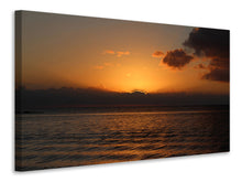 Laden Sie das Bild in den Galerie-Viewer, Leinwandbild Schöner Sonnenaufgang am Strand