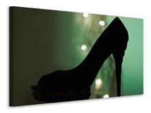 Laden Sie das Bild in den Galerie-Viewer, Leinwandbild Schwarzer High Heel