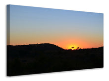 Laden Sie das Bild in den Galerie-Viewer, Leinwandbild Sonnenuntergang in Afrika