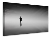 Laden Sie das Bild in den Galerie-Viewer, Leinwandbild Spiegelung im Nebel