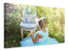 Laden Sie das Bild in den Galerie-Viewer, Leinwandbild Spielende Prinzessin