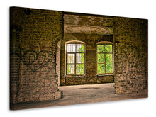 Laden Sie das Bild in den Galerie-Viewer, Leinwandbild Stein Haus