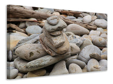 Laden Sie das Bild in den Galerie-Viewer, Leinwandbild Steinstapel XL
