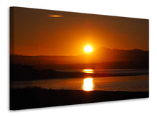 Laden Sie das Bild in den Galerie-Viewer, Leinwandbild Traumhafter Sonnenuntergang am Strand