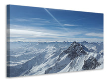 Laden Sie das Bild in den Galerie-Viewer, Leinwandbild Über den Gipfeln