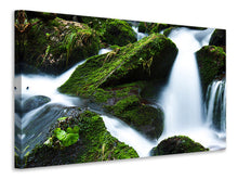 Laden Sie das Bild in den Galerie-Viewer, Leinwandbild Wilder Wasserfall