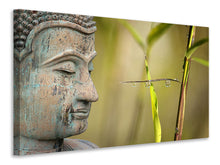 Laden Sie das Bild in den Galerie-Viewer, Leinwandbild XL Buddha Kopf