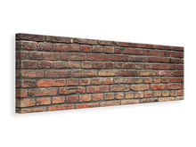 Laden Sie das Bild in den Galerie-Viewer, Leinwandbild Panorama Brick Wall