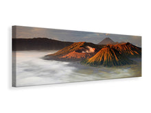 Laden Sie das Bild in den Galerie-Viewer, Leinwandbild Panorama Der Bromo Vulkan