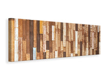Laden Sie das Bild in den Galerie-Viewer, Leinwandbild Panorama Designholz
