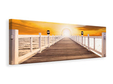 Laden Sie das Bild in den Galerie-Viewer, Leinwandbild Panorama Die Brücke Ins Glück