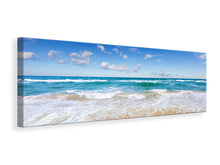 Laden Sie das Bild in den Galerie-Viewer, Leinwandbild Panorama Die Gezeiten und das Meer