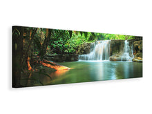 Laden Sie das Bild in den Galerie-Viewer, Leinwandbild Panorama Element Wasser