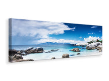 Laden Sie das Bild in den Galerie-Viewer, Leinwandbild Panorama Inselfeeling