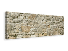 Laden Sie das Bild in den Galerie-Viewer, Leinwandbild Panorama Naturmauer