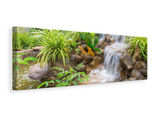 Laden Sie das Bild in den Galerie-Viewer, Leinwandbild Panorama Paradiesgarten