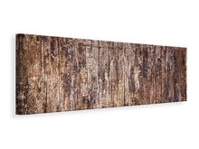 Laden Sie das Bild in den Galerie-Viewer, Leinwandbild Panorama Retro-Holz