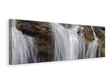 Laden Sie das Bild in den Galerie-Viewer, Leinwandbild Panorama Wasserfall XXL