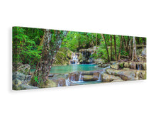Laden Sie das Bild in den Galerie-Viewer, Leinwandbild Panorama Wasserspektakel