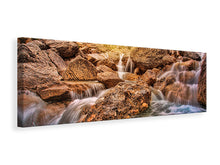 Laden Sie das Bild in den Galerie-Viewer, Leinwandbild Panorama Berg Gewässer