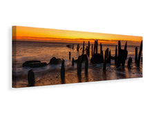 Laden Sie das Bild in den Galerie-Viewer, Leinwandbild Panorama Beruhigende Stimmung am Meer