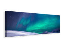 Laden Sie das Bild in den Galerie-Viewer, Leinwandbild Panorama Das Polarlicht
