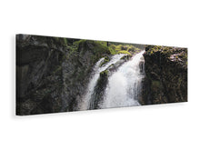 Laden Sie das Bild in den Galerie-Viewer, Leinwandbild Panorama Der Gollinger Wasserfall