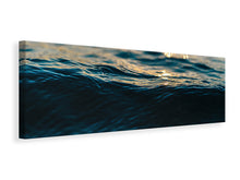 Laden Sie das Bild in den Galerie-Viewer, Leinwandbild Panorama Die Wasseroberfläche
