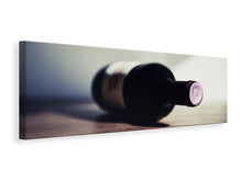 Laden Sie das Bild in den Galerie-Viewer, Leinwandbild Panorama Edler Rotwein