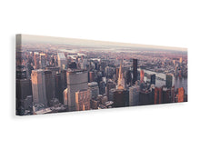 Laden Sie das Bild in den Galerie-Viewer, Leinwandbild Panorama Ein Blick auf New York
