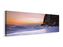 Laden Sie das Bild in den Galerie-Viewer, Leinwandbild Panorama Im Eis