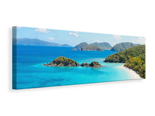 Laden Sie das Bild in den Galerie-Viewer, Leinwandbild Panorama Mein Lieblinsplatz am Strand