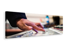 Laden Sie das Bild in den Galerie-Viewer, Leinwandbild Panorama Musik Macher