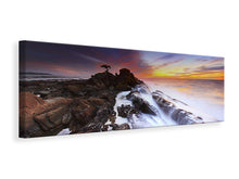 Laden Sie das Bild in den Galerie-Viewer, Leinwandbild Panorama Naturgewalt Wasser