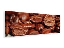 Laden Sie das Bild in den Galerie-Viewer, Leinwandbild Panorama Riesen Kaffeebohnen